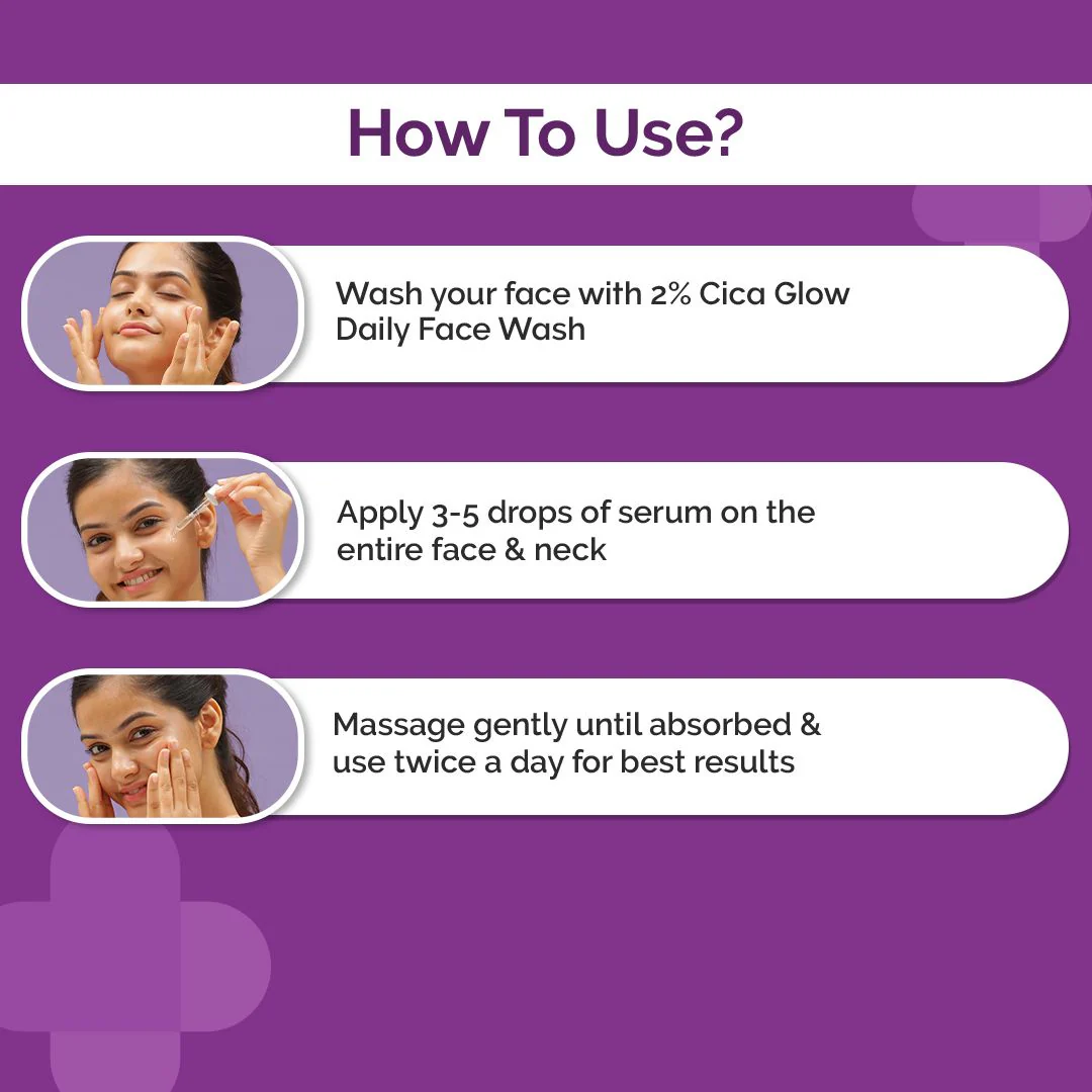 10% Cica-Glow Face Serum with Tranexamic Acid & Kojic Acid - 30ml - Image 5