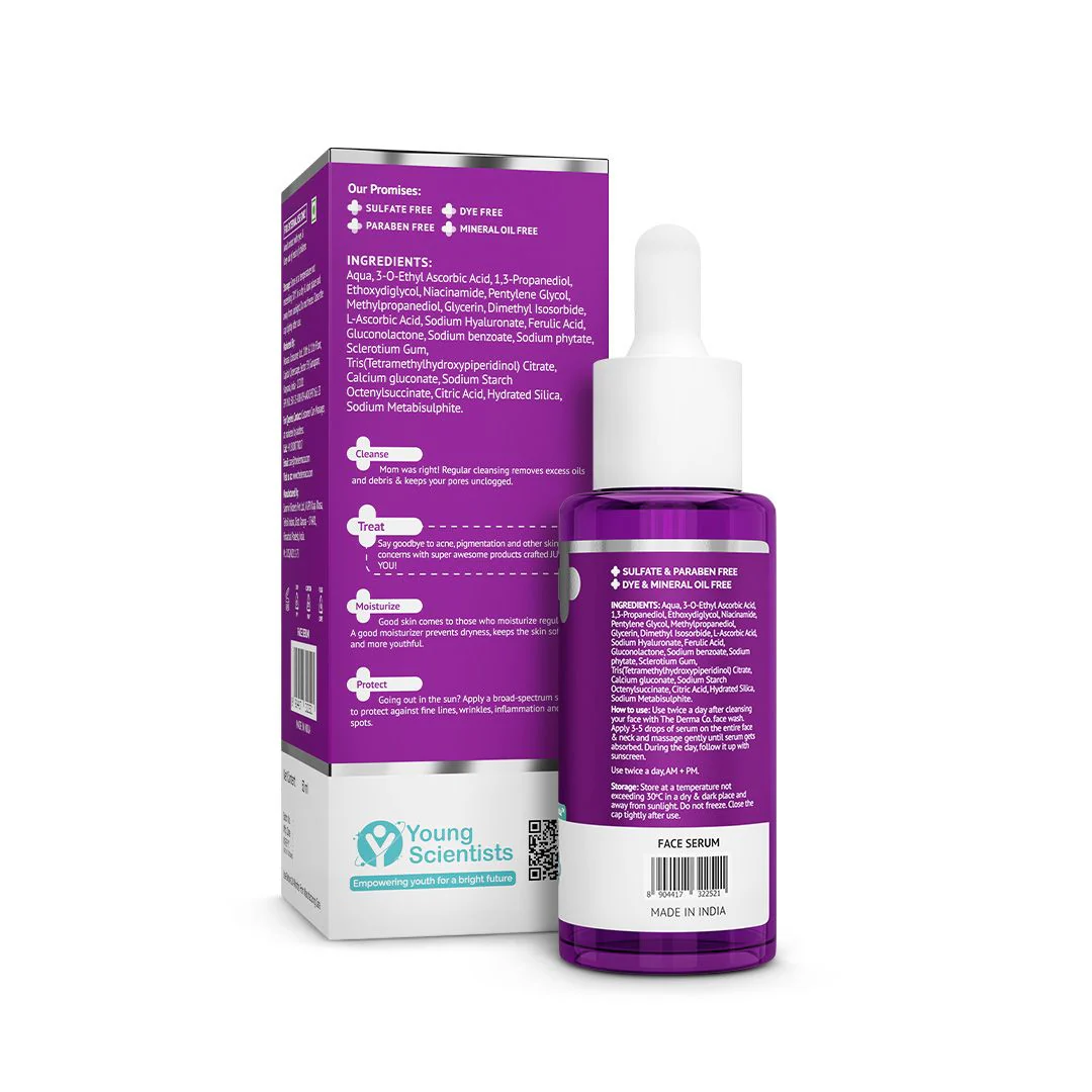 10% Vitamin C Face Serum with 5% Niacinamide & Hyaluronic Acid - 50ml - Image 10