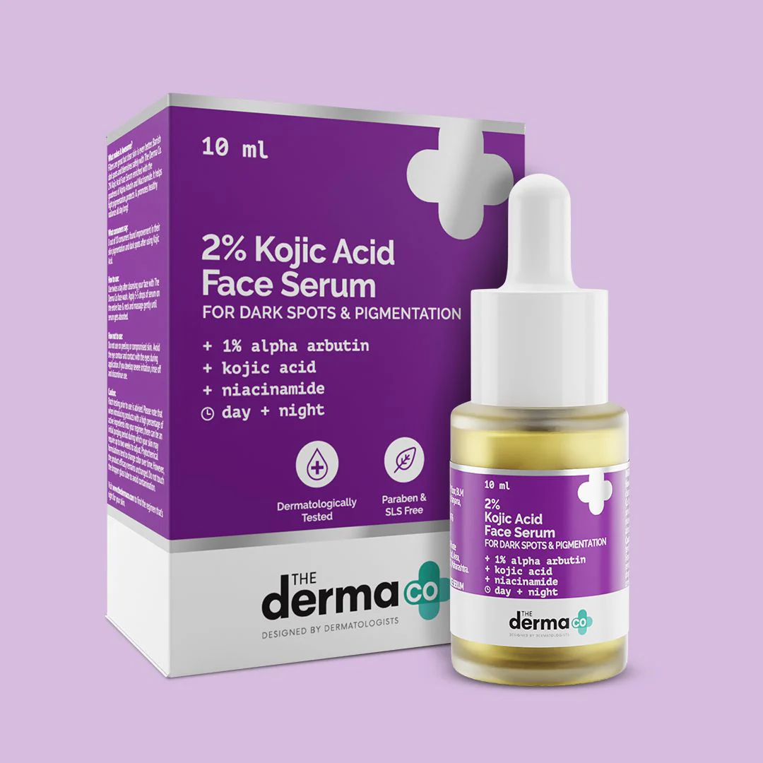 2% Kojic Acid Face Serum for Dark Spots And Pigmentation - 10 ml