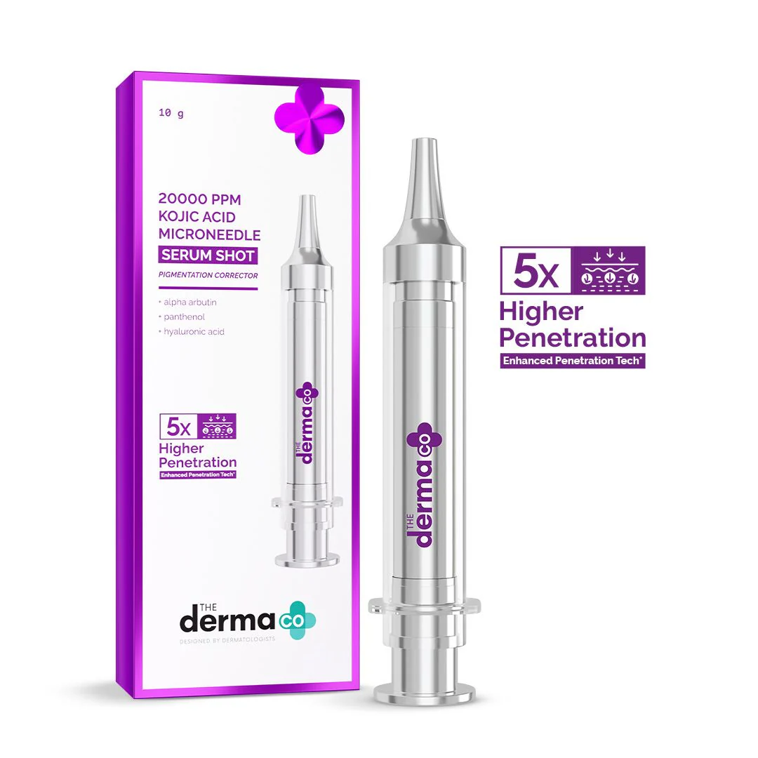20000 PPM Kojic Acid Microneedle Serum Shot for Pigmentation Correction & Skin Renewal - 10 g - Image 8