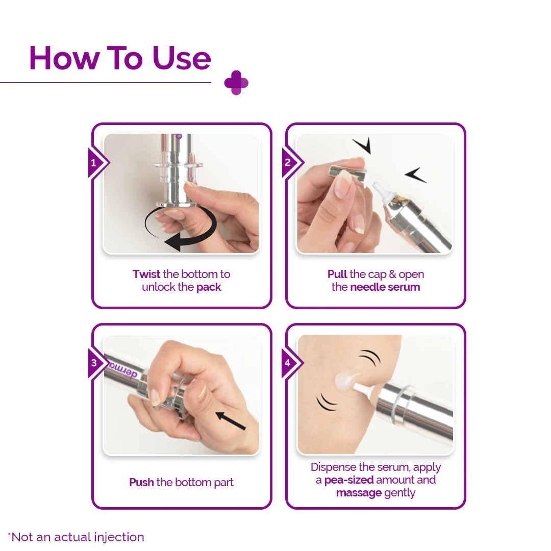 50000 PPM Vitamin C Microneedle Serum Shot with Glutathione, Panthenol & Hyaluronic Acid for Bright & Revitalized Skin - 10 g - Image 8