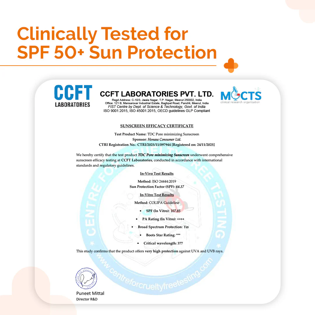 Pore Minimizing Sunscreen Gel For Open Pores & UVA/UVB Protection - 80g - Image 3
